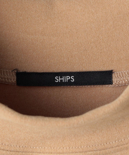 SHIPS: モイスチャー ハイネック プルオーバー