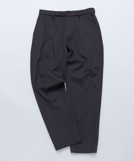 SHIPS: ツイード プリント ストレッチ イージー テーパード スラックス