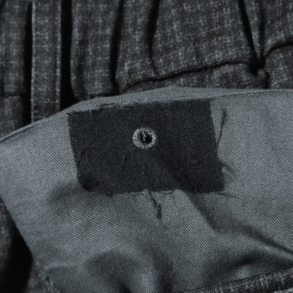 SHIPS: ツイード プリント ストレッチ イージー テーパード スラックス