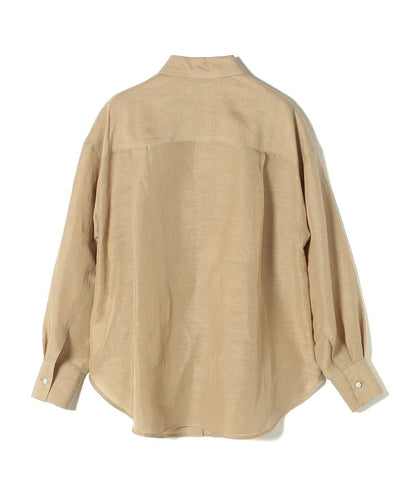 【一部WEB限定】〈手洗い可能〉IMPERIAL LINEN オーバー シャツ