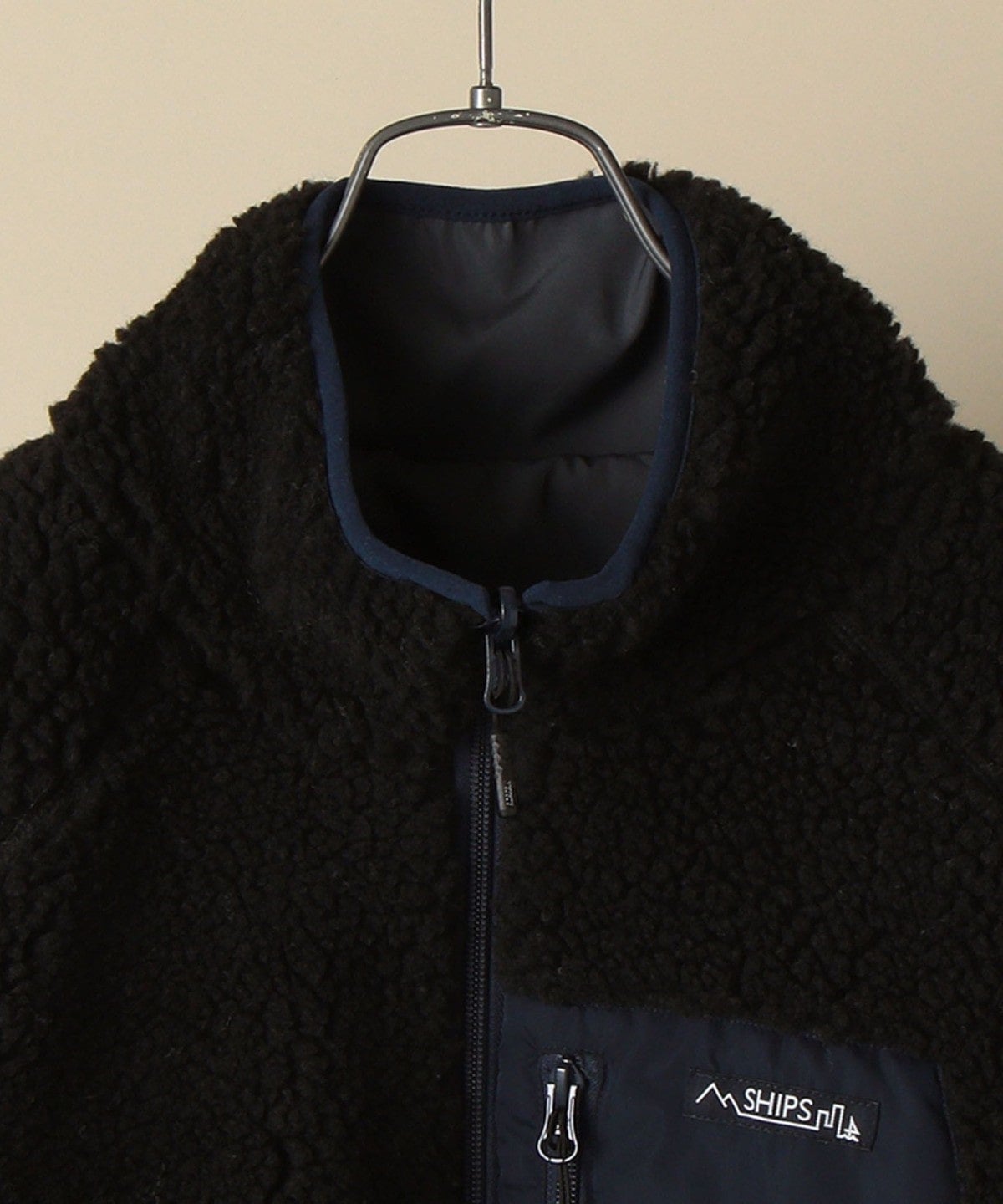 【WEB限定】SHIPS: ビッグシルエット リバーシブル ボア フリース ブルゾン 20FW