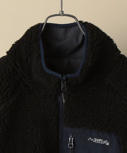【WEB限定】SHIPS: ビッグシルエット リバーシブル ボア フリース ブルゾン 20FW