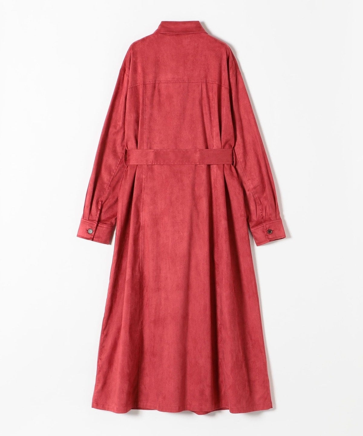 SHIPS any: エコスエードコートワンピース