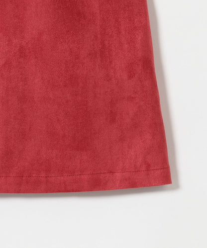 SHIPS any: エコスエードコートワンピース