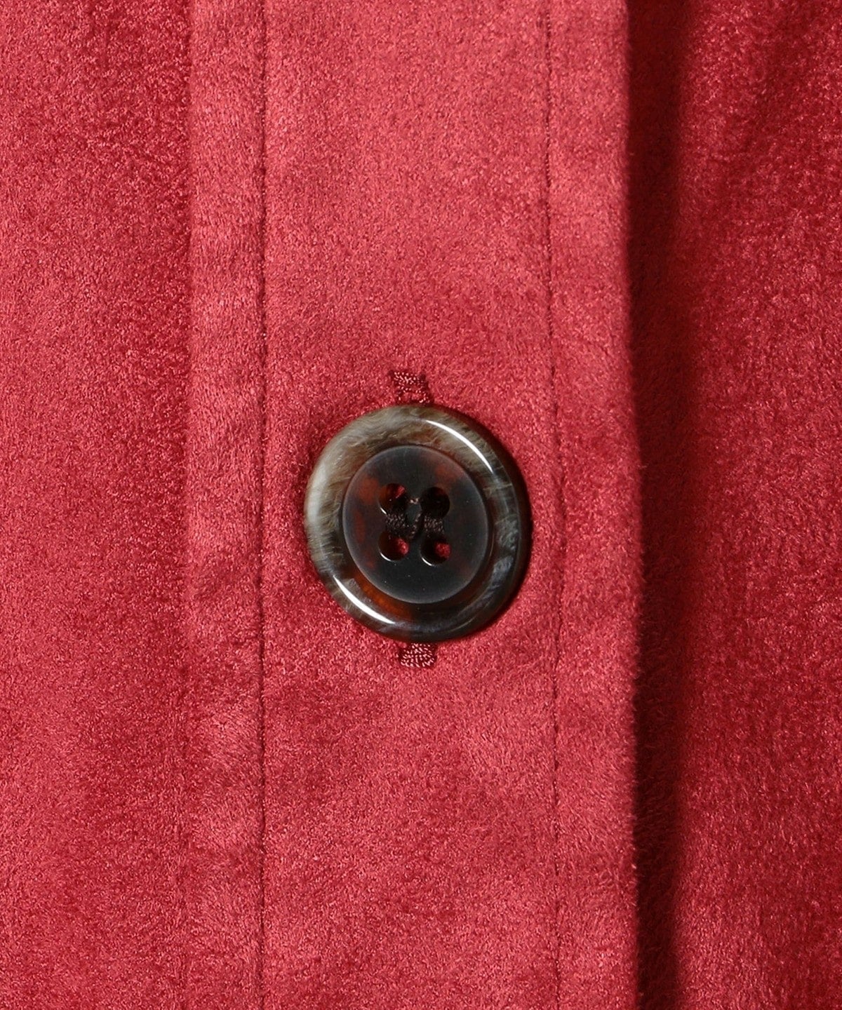 SHIPS any: エコスエードコートワンピース