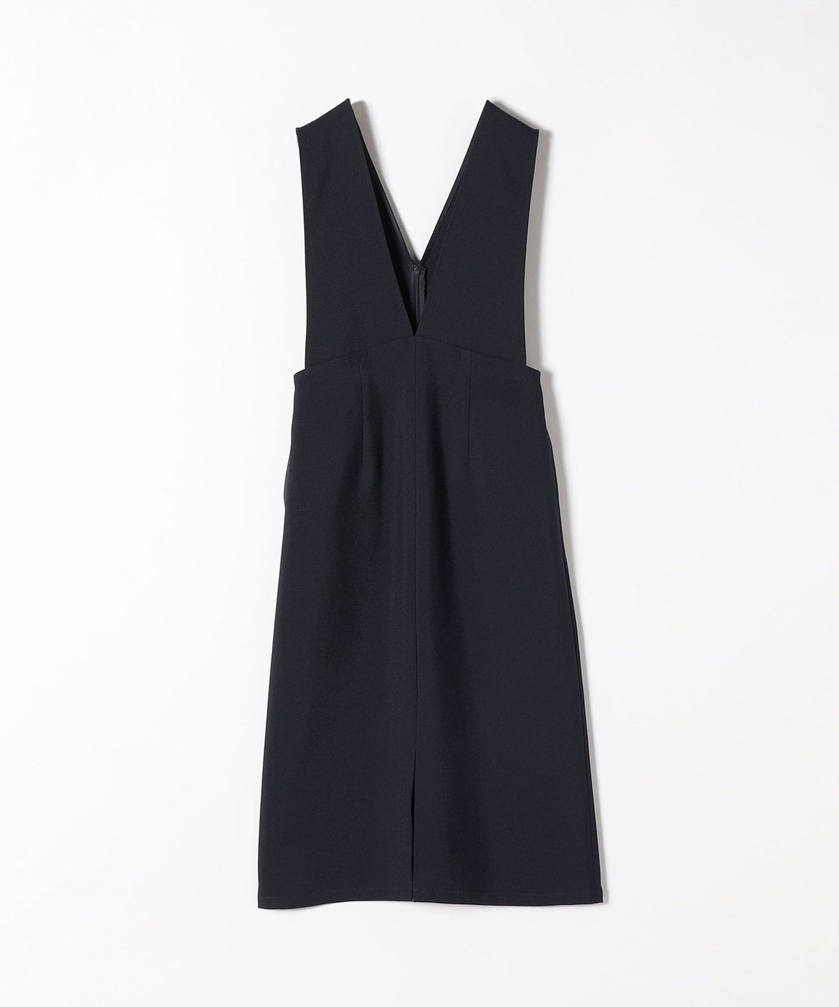 SHIPS any:〈洗濯機可能〉ダブルクロス ジャンパースカート［NAVY BLUE］
