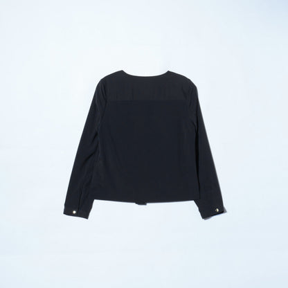 SHIPS:TEN/PL NO COLLAR BLOUSON
