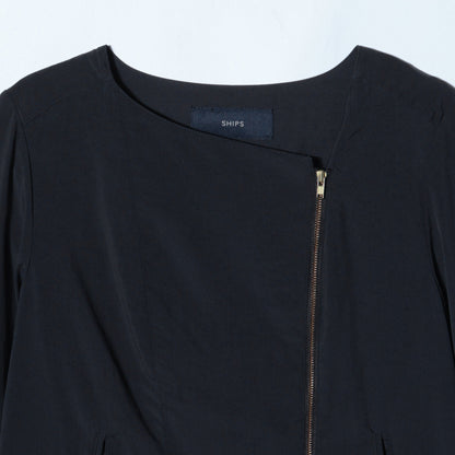 SHIPS:TEN/PL NO COLLAR BLOUSON