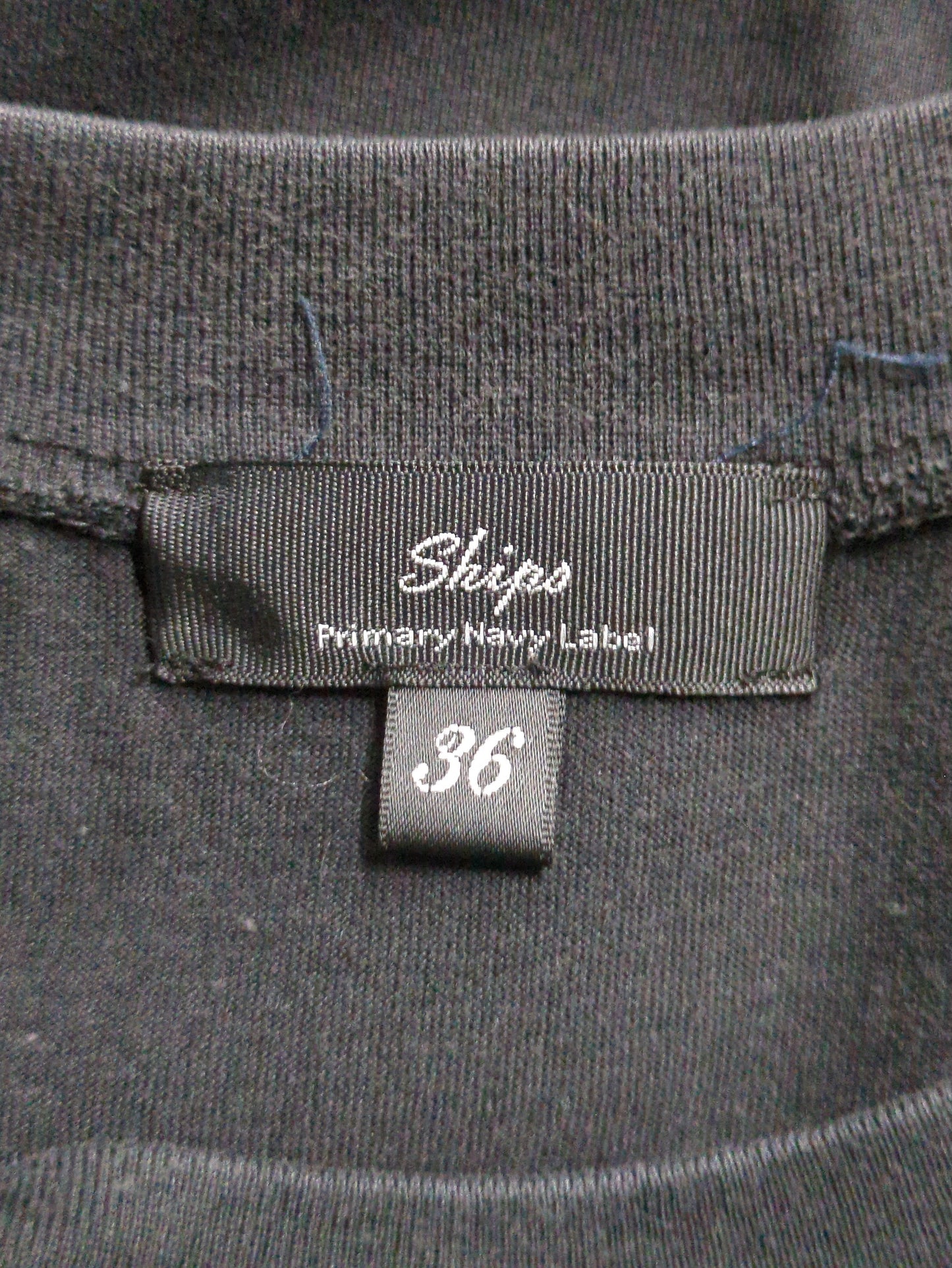 PrimaryNavyLabel:スビンコットン フレンチスリーブプルオーバー