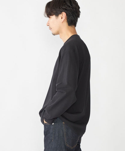 SHIPS: カノコ コンフォートネック ロングスリーブ Tシャツ