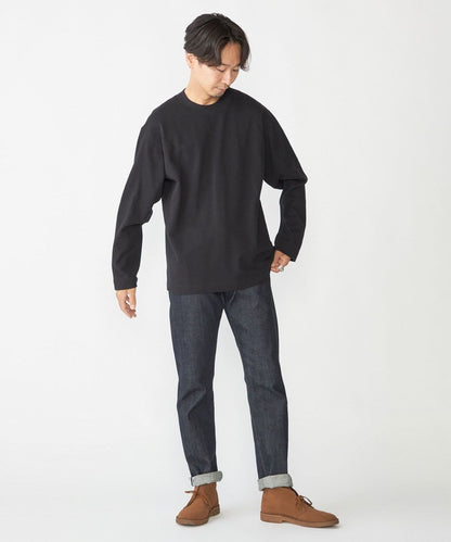 SHIPS: カノコ コンフォートネック ロングスリーブ Tシャツ