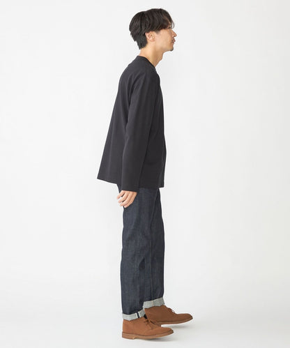 SHIPS: カノコ コンフォートネック ロングスリーブ Tシャツ