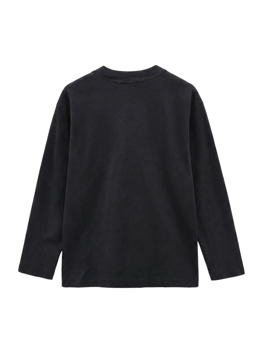SHIPS: カノコ コンフォートネック ロングスリーブ Tシャツ