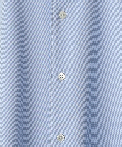 SHIPS:<吸水 速乾>ALBINI ジャージー 無地 イタリアン ワイドカラー シャツ