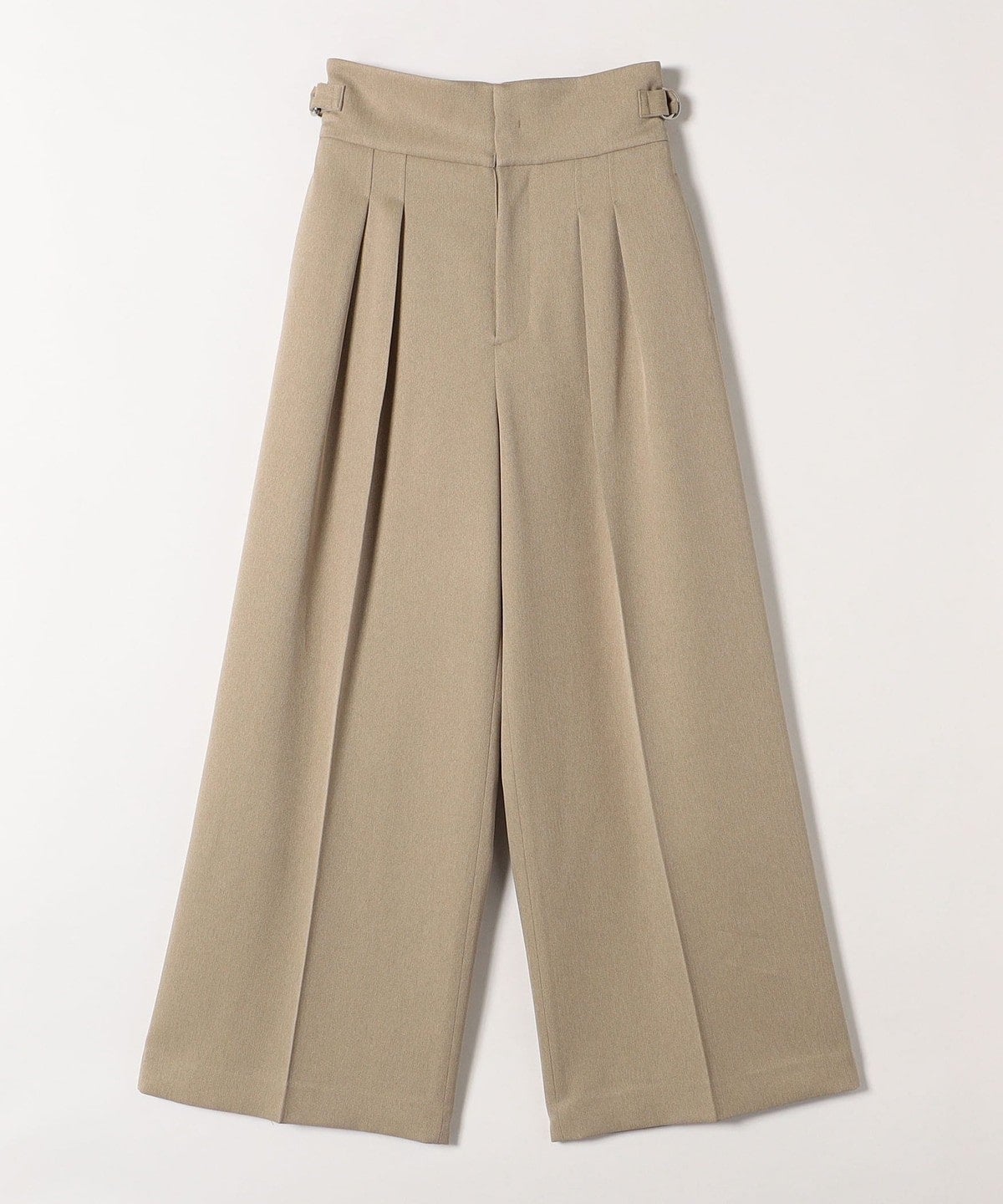 quaranciel:〈洗濯機可能〉ヘリンボーン ハイウエスト ワイドパンツ 24SS
