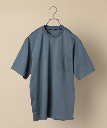 SHIPS: コットン ポンチ クルーネック Tシャツ
