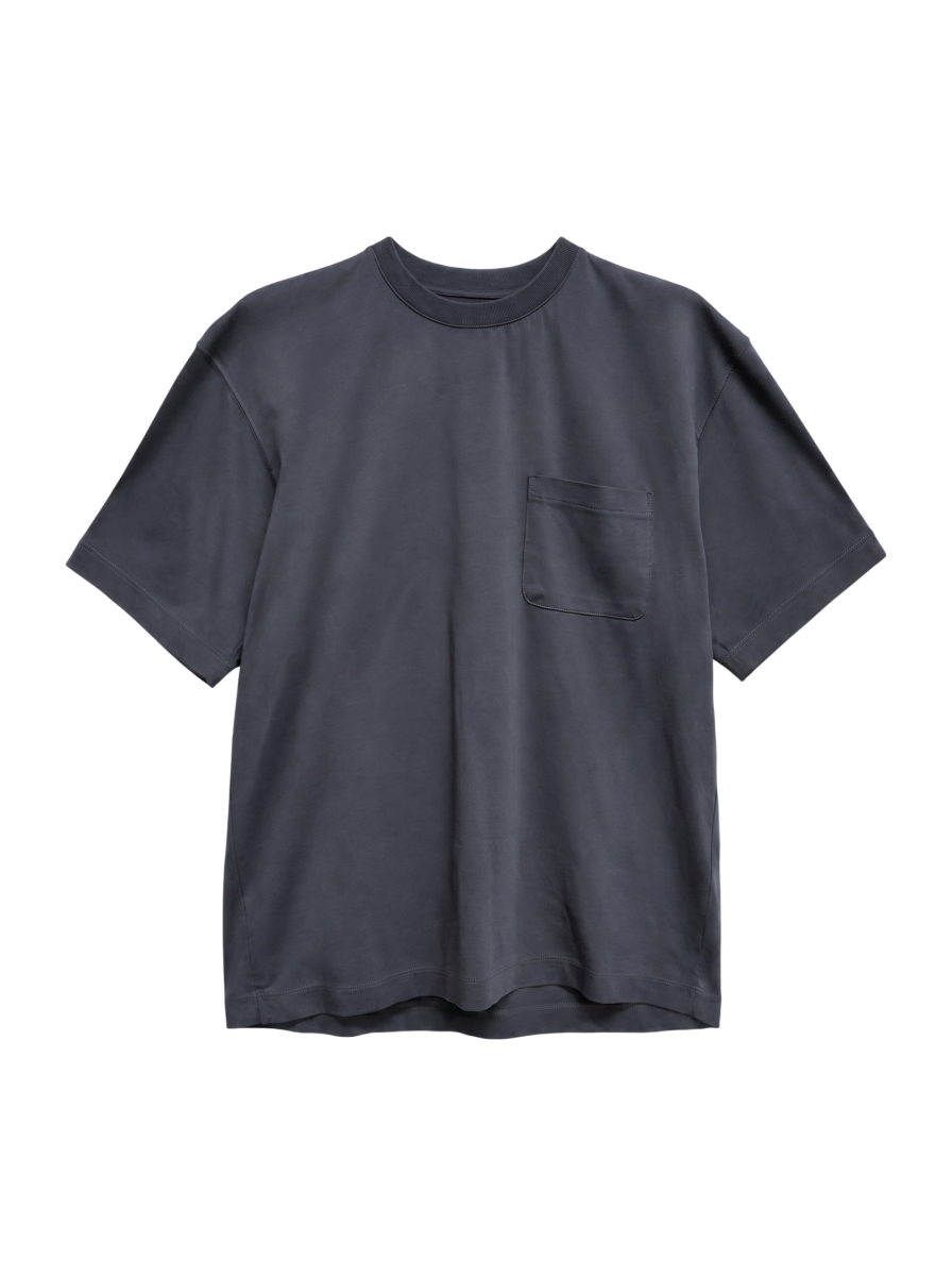 SHIPS: コットン ポンチ クルーネック Tシャツ