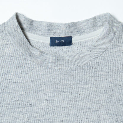 SHIPS:CT/LN TWILL MOCKNECK PO(TOP