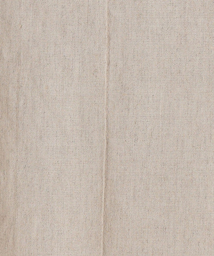 〈手洗い可能〉ウエストゴム麻混ピンタックパンツ