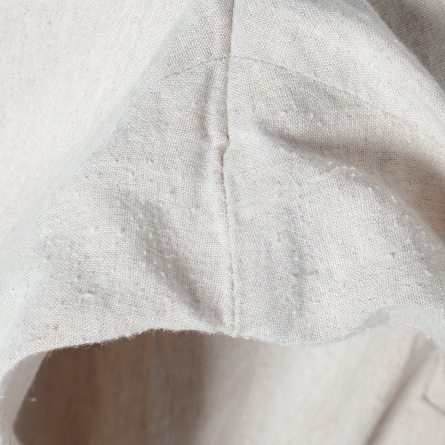 〈手洗い可能〉ウエストゴム麻混ピンタックパンツ