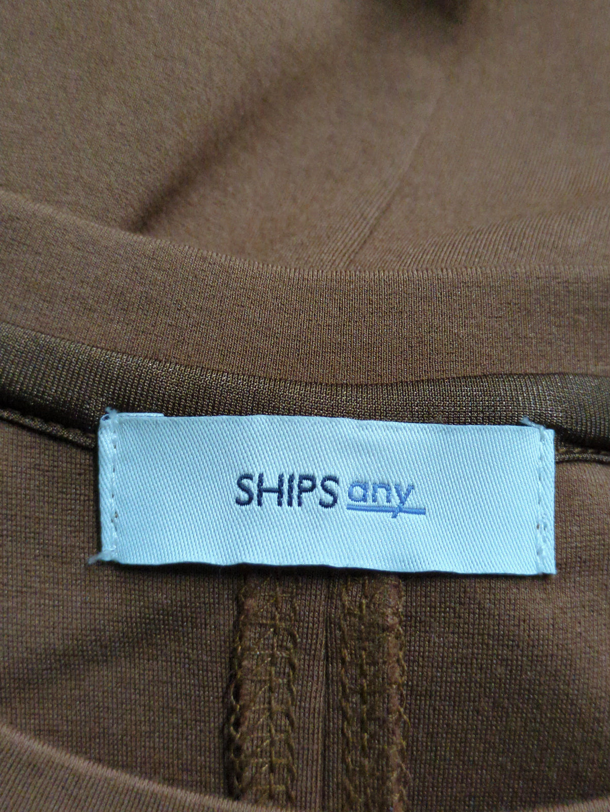 SHIPS any:〈手洗い可能〉ショルダータック ワンピース