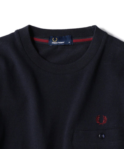 FRED PERRY: SHIPS別注 ピケ ポケット Tシャツ