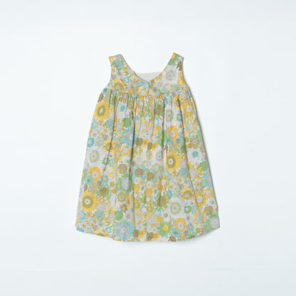SHIPS KIDS:100〜130cm / リバティ ノースリーブ ワンピース