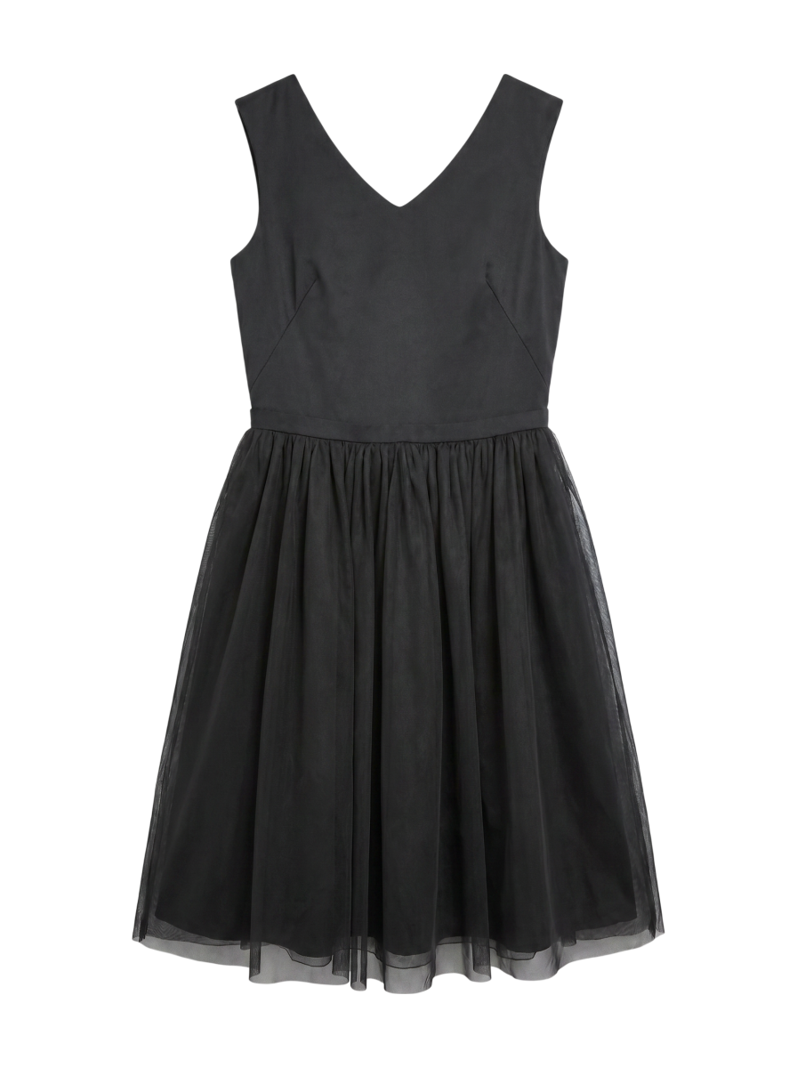 BLACK/HE:TULE PRINCESS DRESS