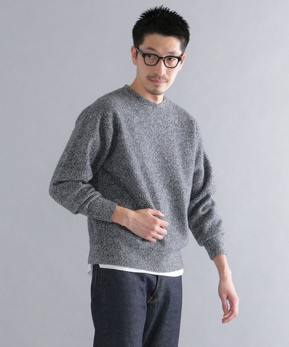 SHIPS: シュリンク ウール メランジ クルーネック ニット