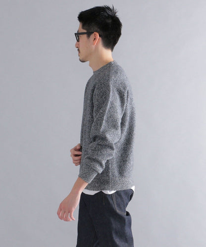 SHIPS: シュリンク ウール メランジ クルーネック ニット
