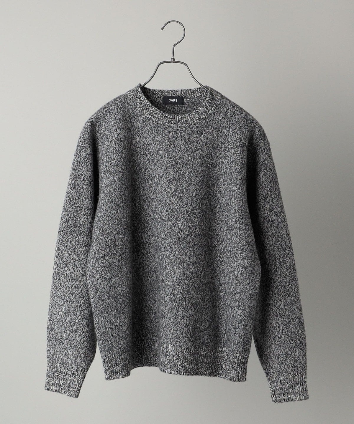 SHIPS: シュリンク ウール メランジ クルーネック ニット