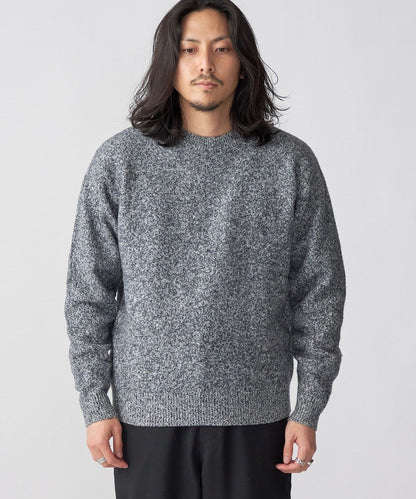 SHIPS: シュリンク ウール メランジ クルーネック ニット