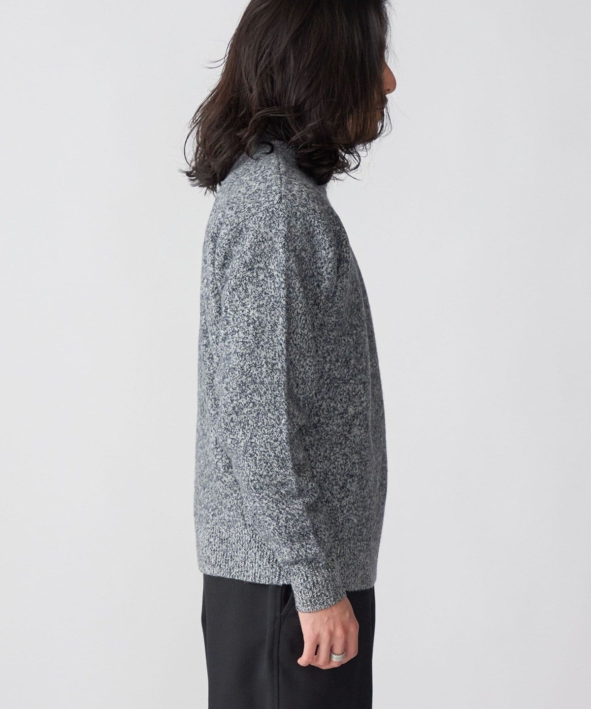 SHIPS: シュリンク ウール メランジ クルーネック ニット