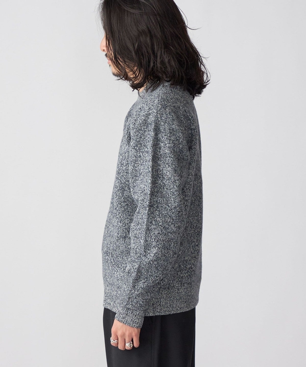 SHIPS: シュリンク ウール メランジ クルーネック ニット