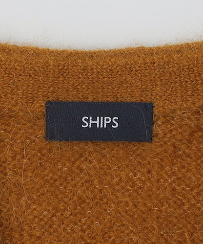 SHIPS: スリアルパカ Vネック カーディガン