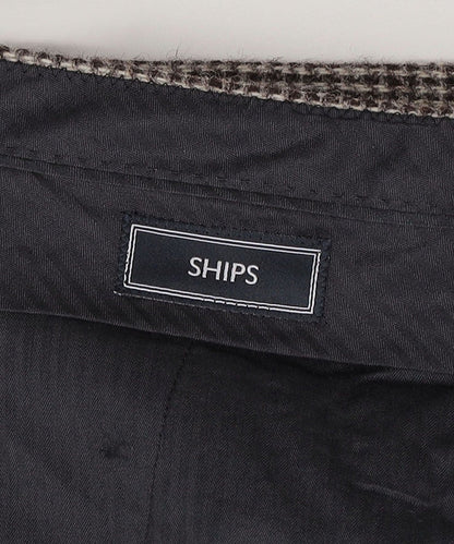 SHIPS: マーリン アンド エヴァンス社製生地 ピンチェック パンツ