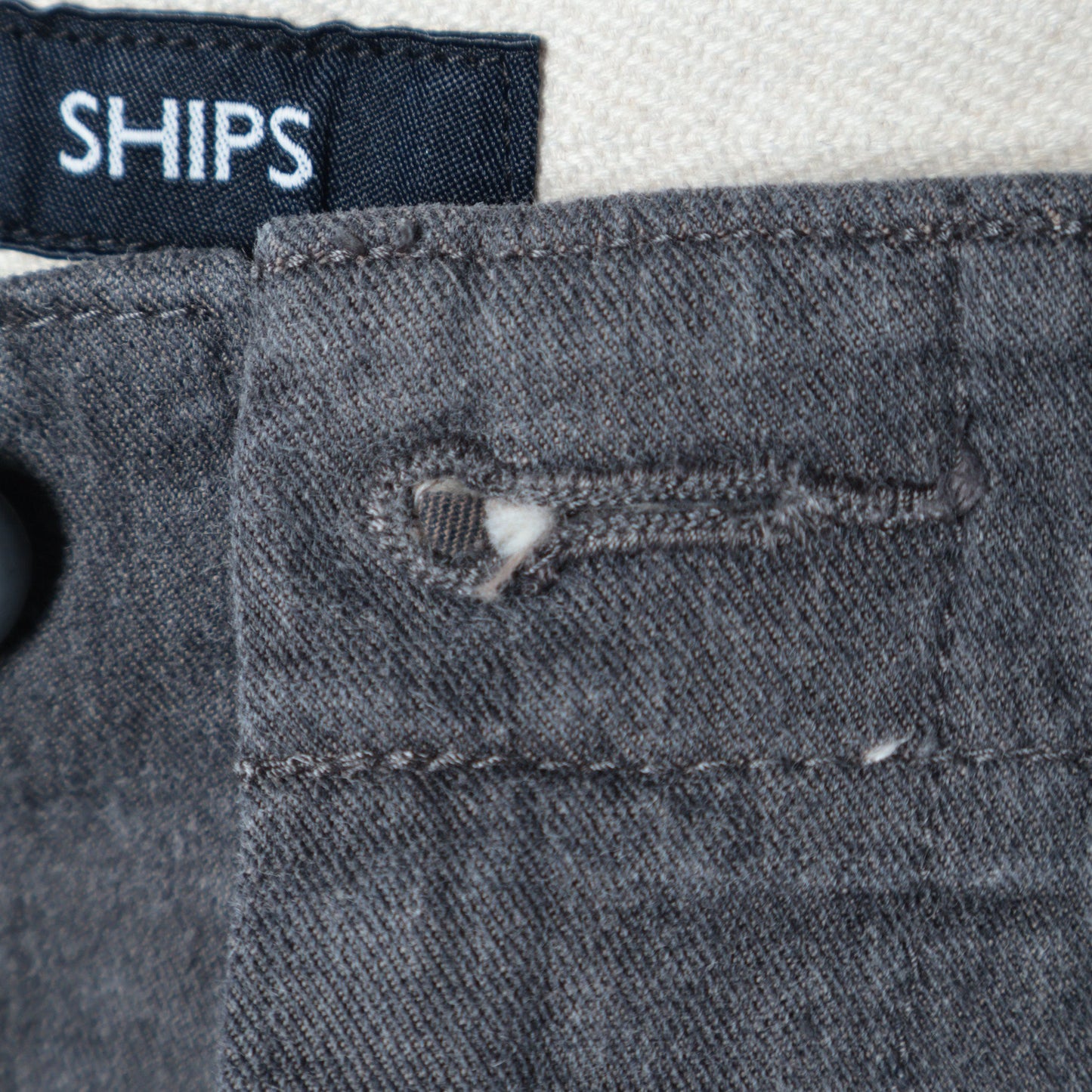 SHIPS:〈抗菌加工〉japan quality カラー テーパード スリム チノパンツ