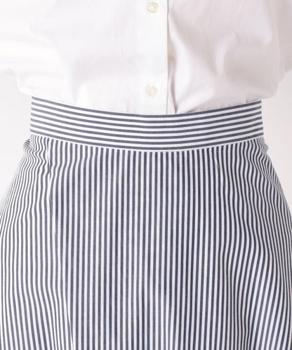 タイプライターフレアスカートstripe