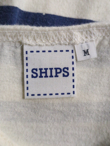 SHIPS KIDS:ボーダー ボートネック TEE(145〜160cm)