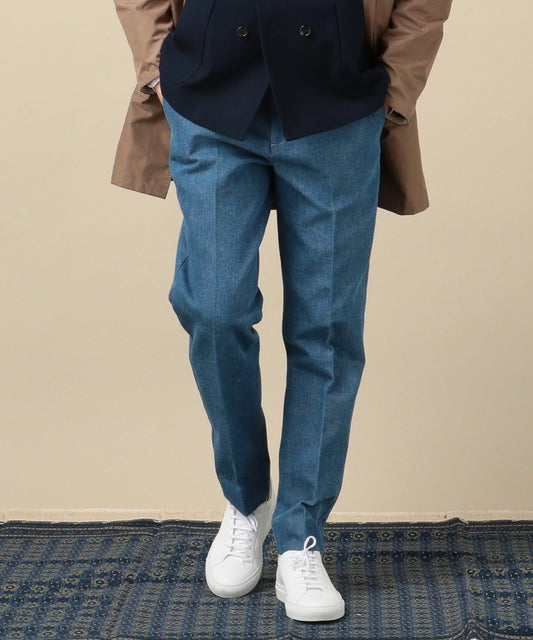 DC: コットンポリ フェード デニム パンツ