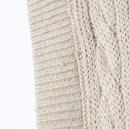 Primary Navy Label:シルクリネンケーブルベスト