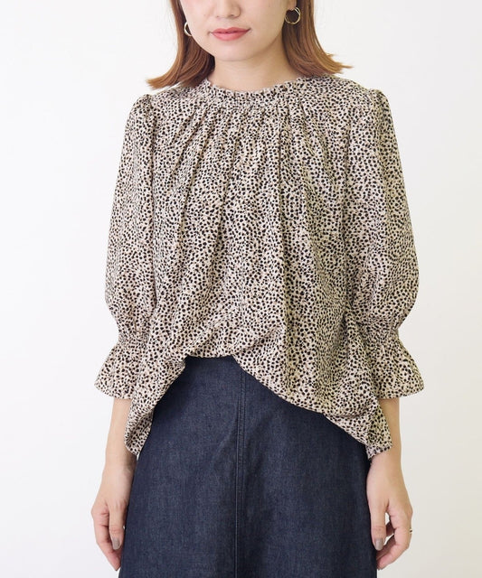 DEOFACTERプリントブラウス