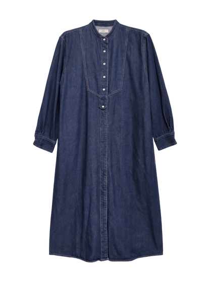 SHIPS any:〈ウォッシャブル〉デニム ブザム シャツ ワンピース［SHIPS any DENIM］