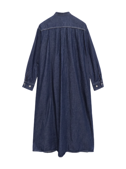SHIPS any:〈ウォッシャブル〉デニム ブザム シャツ ワンピース［SHIPS any DENIM］