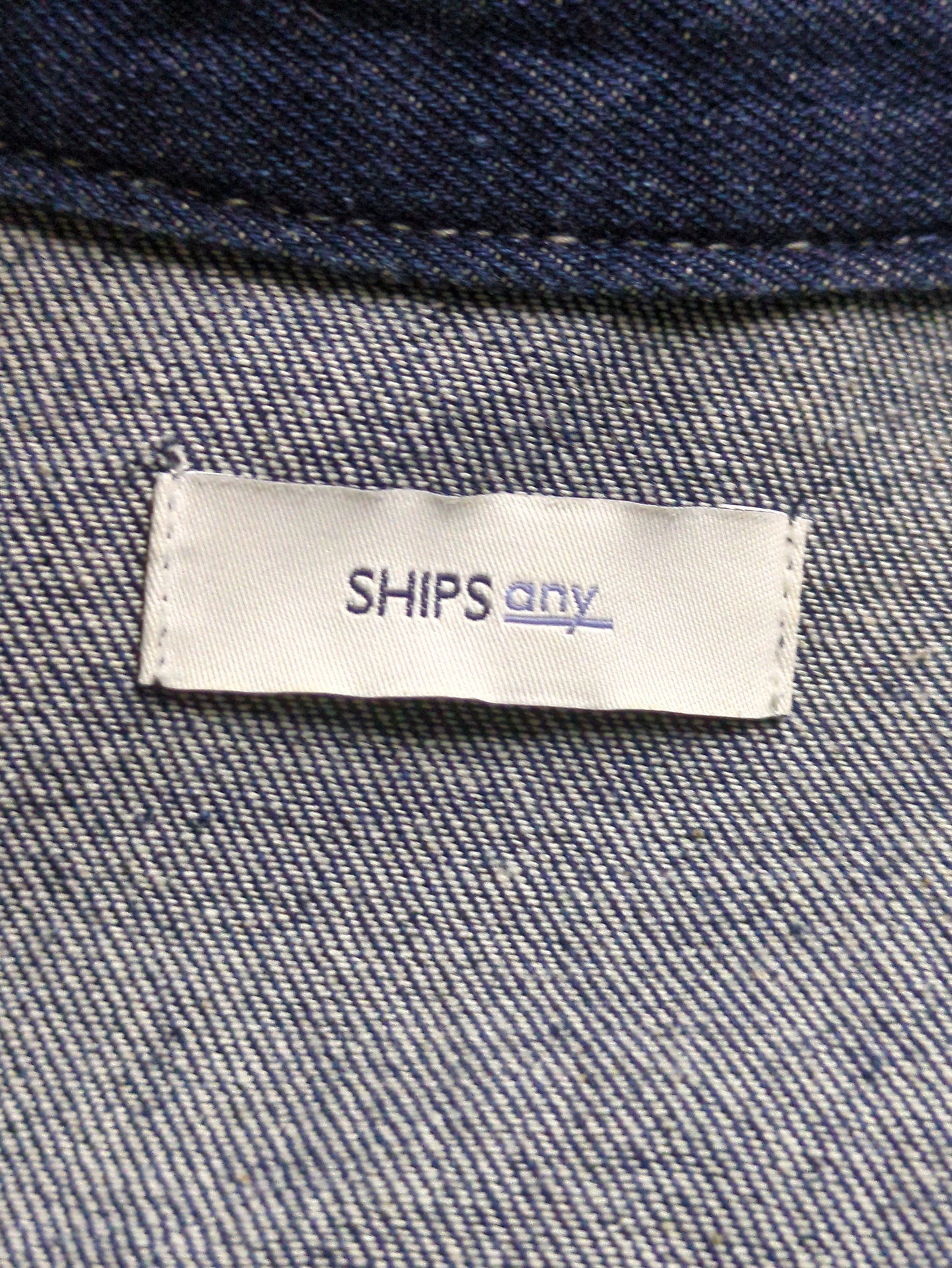 SHIPS any:〈ウォッシャブル〉デニム ブザム シャツ ワンピース［SHIPS any DENIM］