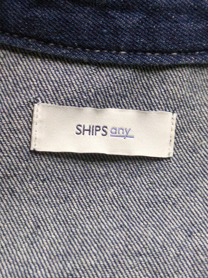 SHIPS any:〈ウォッシャブル〉デニム ブザム シャツ ワンピース［SHIPS any DENIM］