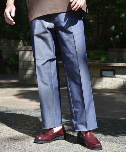 SU: COOLMAX(R) ツイルストレッチ カットオフ アンクル パンツ