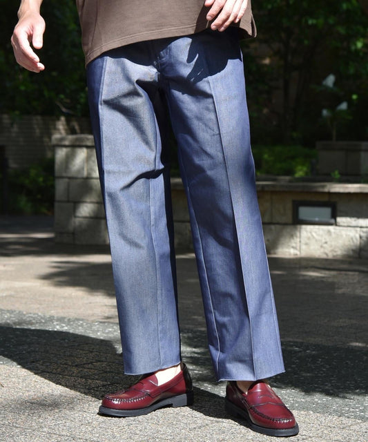 SU: COOLMAX(R) ツイルストレッチ カットオフ アンクル パンツ