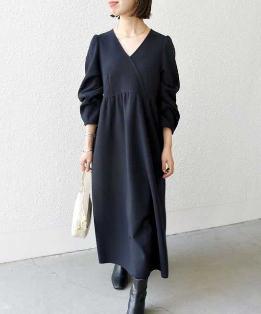 SHIPS any: エア ニードル ラップ デザイン ワンピース