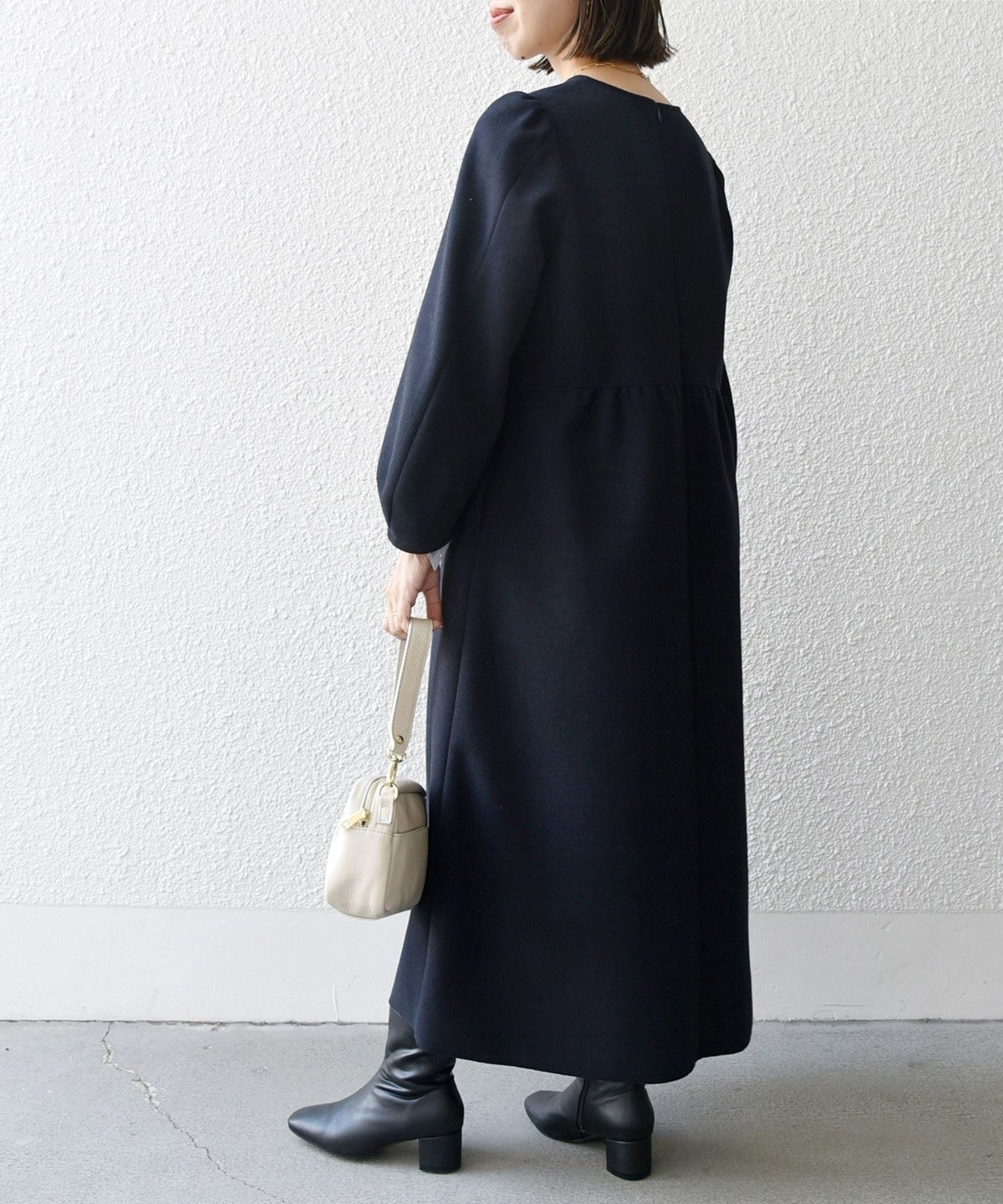 SHIPS any: エア ニードル ラップ デザイン ワンピース